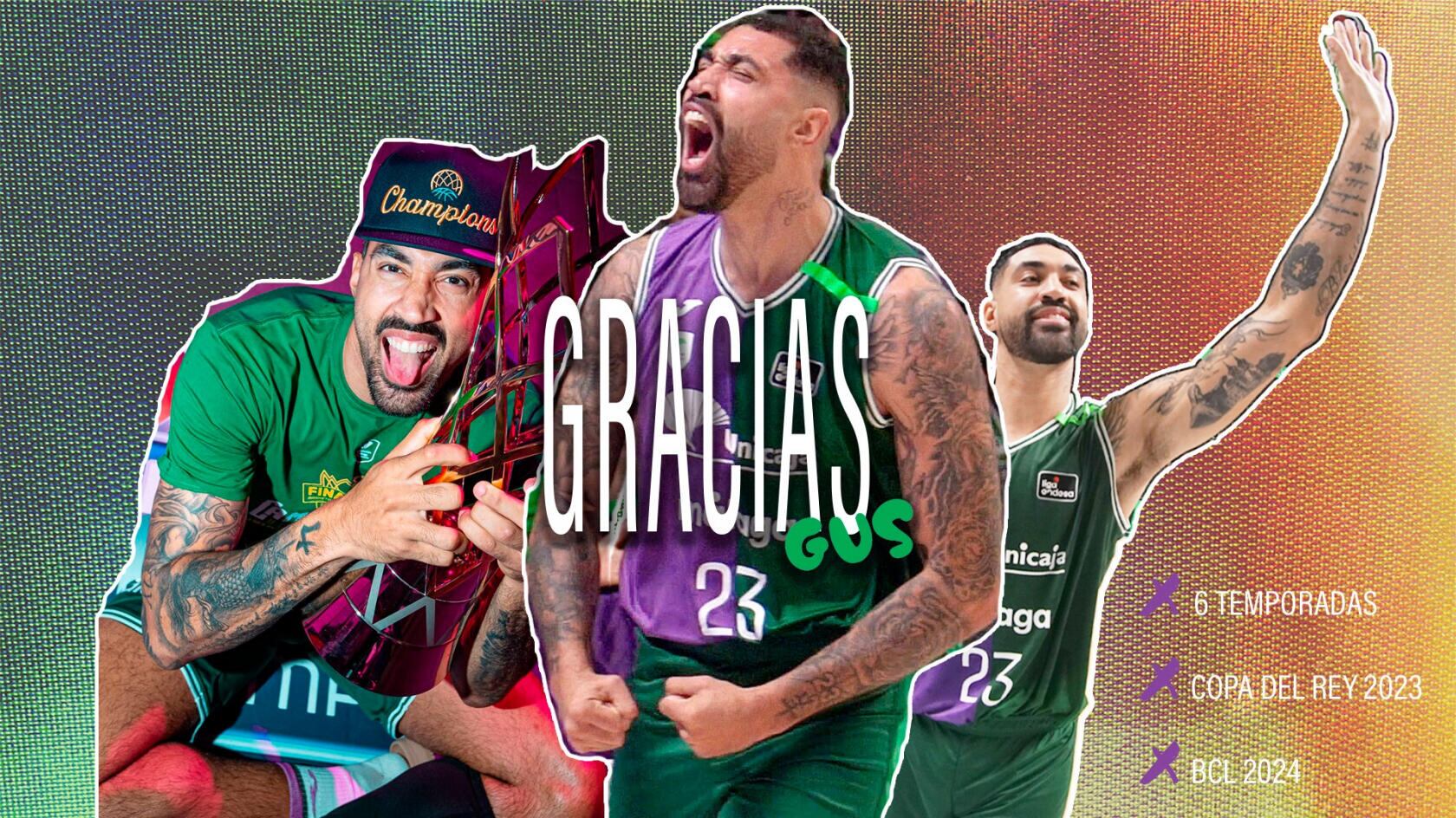 El pívot Augusto Lima baja en el Unicaja para la próxima temporada