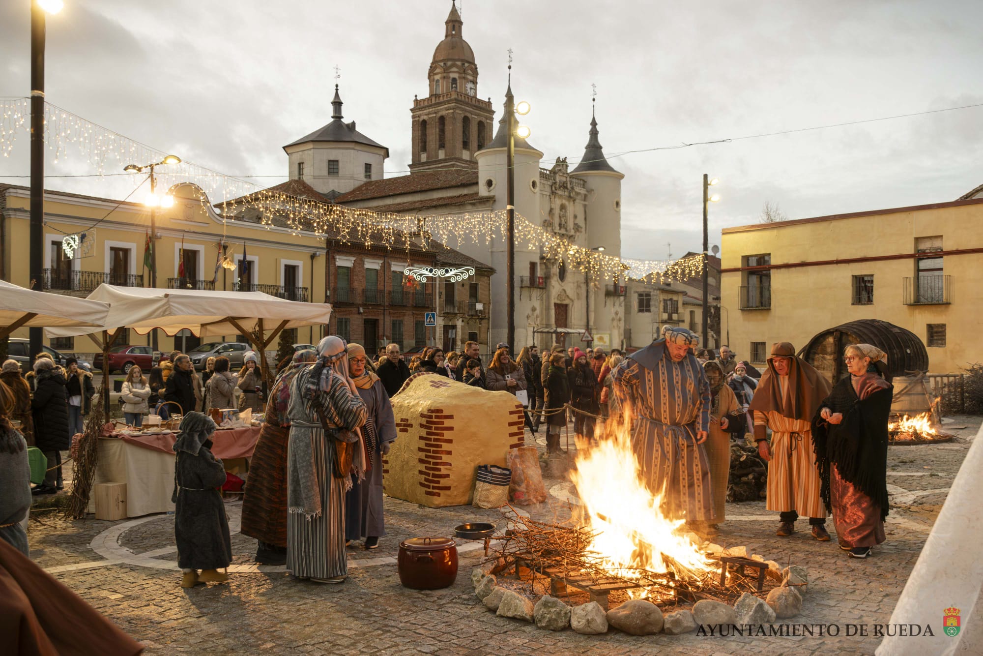 El atractivo Belén Viviente 2024 en Rueda