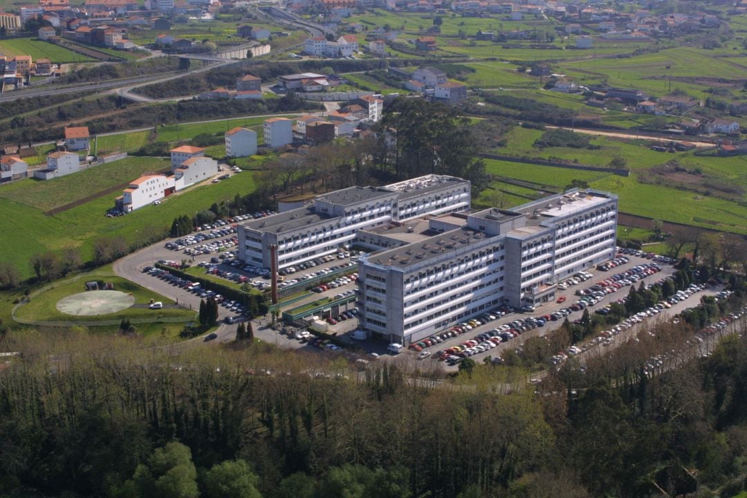 Imagen aérea del Hospital Provincial de Conxo