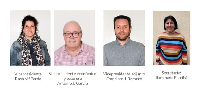 Parte del equipo de Paco Rosique