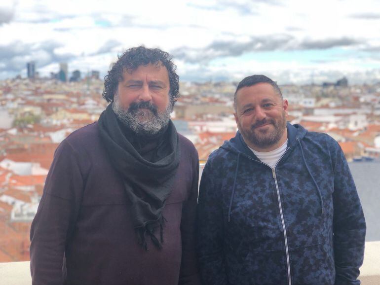 Paco Tous y Pepón Nieto en la terraza de la SER