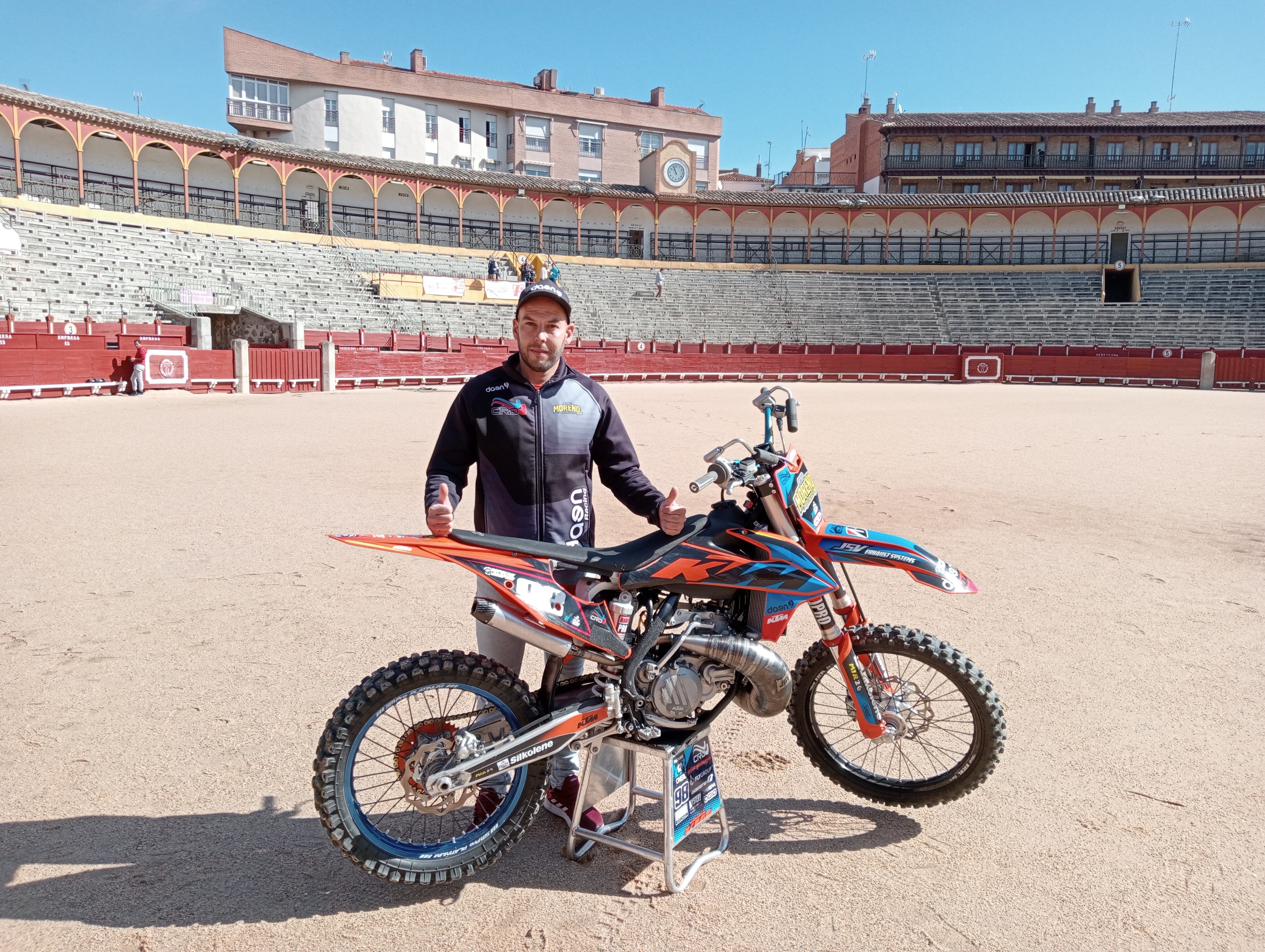 Pedro Moreno, en la Plaza de Toros de Toledo