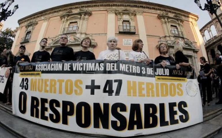 Asociación de víctimas del metro 3 de julio en Valencia