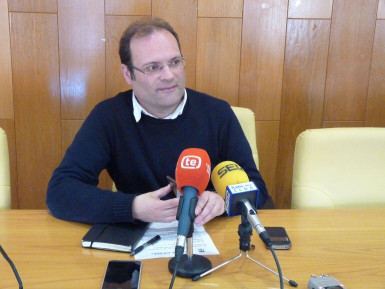 Eduardo Vicente, portavoz del PSOE en Elda 