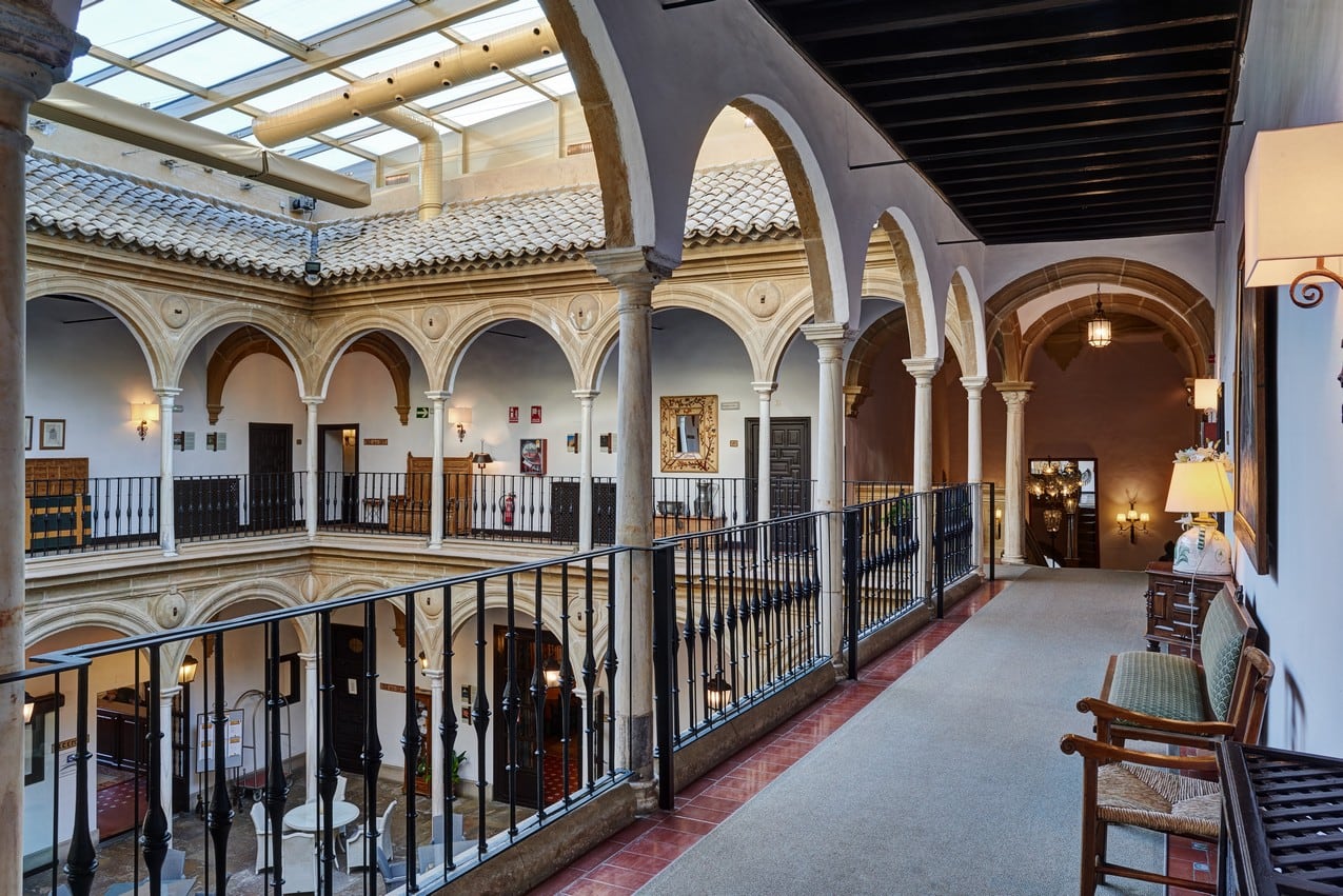 Interior del Parador de Turismo de Úbeda.