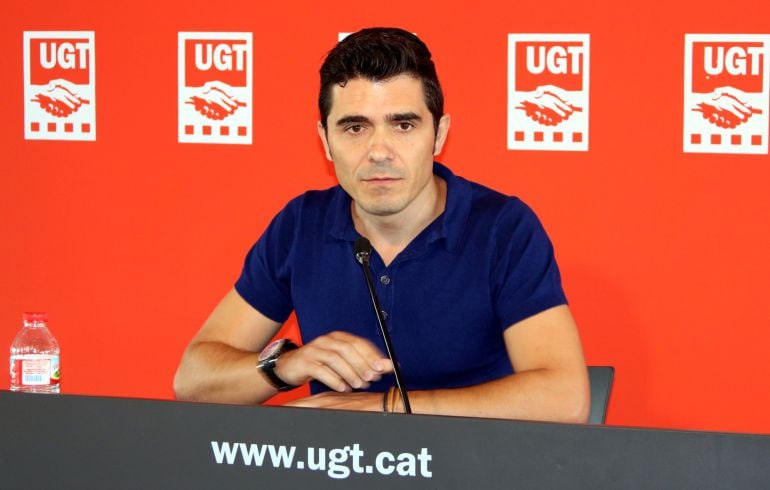 El secretari de Polítiques Sectorials de la UGT de Catalunya, José Antonio Pasadas