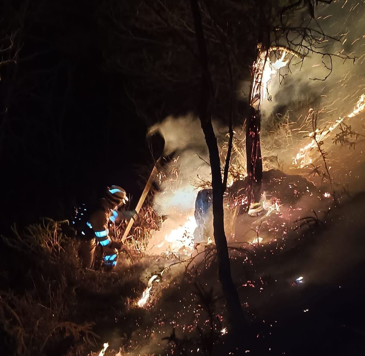 Cantabria cierra marzo con 152 incendios más que un año antes