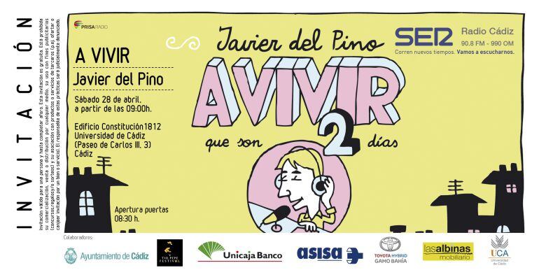 Invitación de &#039;A vivir que son 2 días&#039; en Cádiz