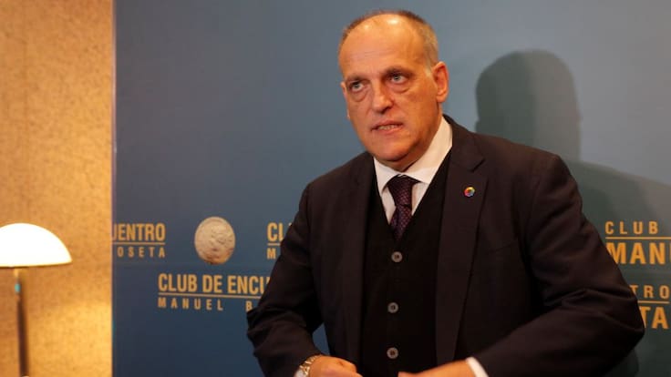 Javier Tebas le manda un recado a Florentino Pérez