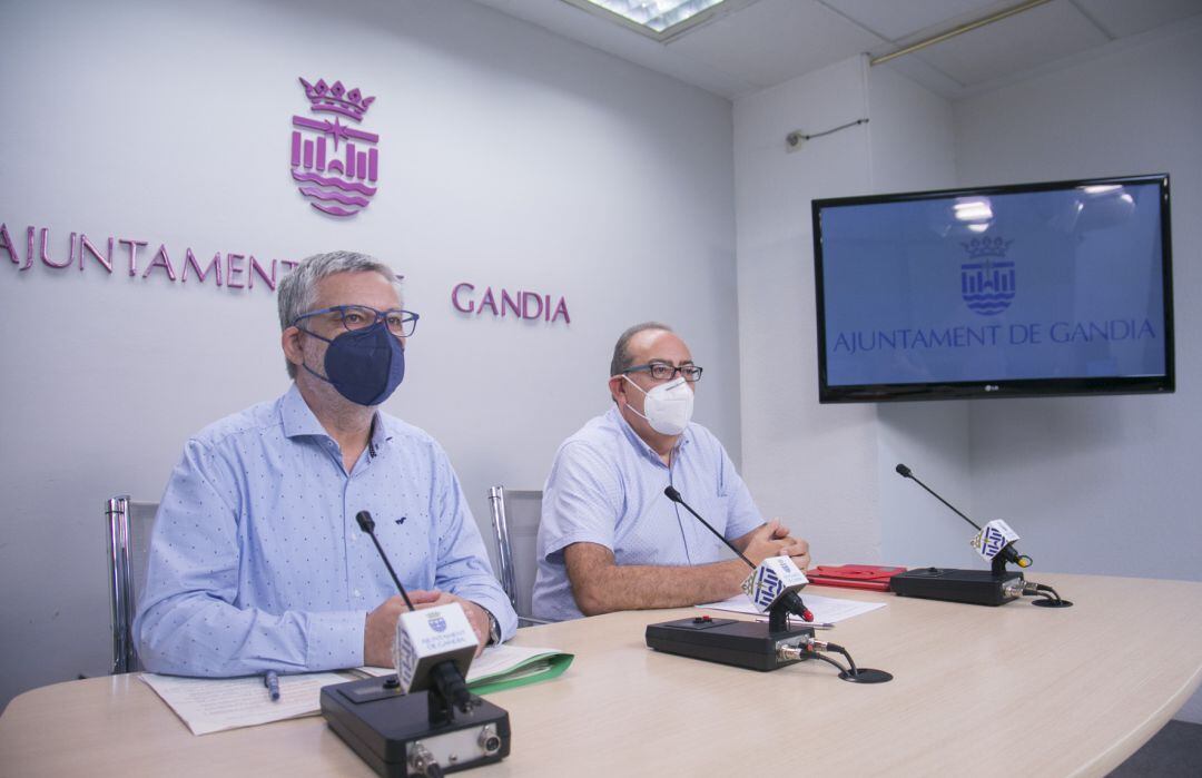 Josep Alandete y Miguel Ángel Picornell dan cuenta de la Junta de Gobierno Local 