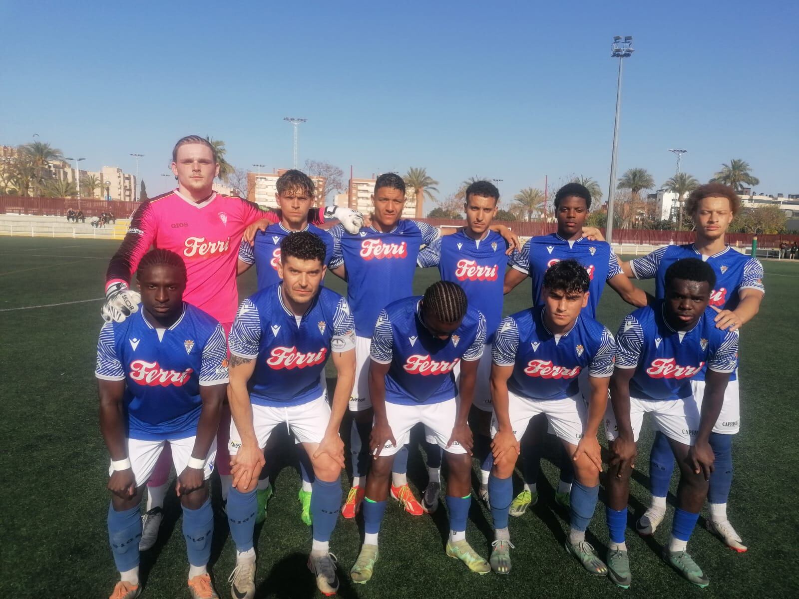 Alineación inicial del Villena CF