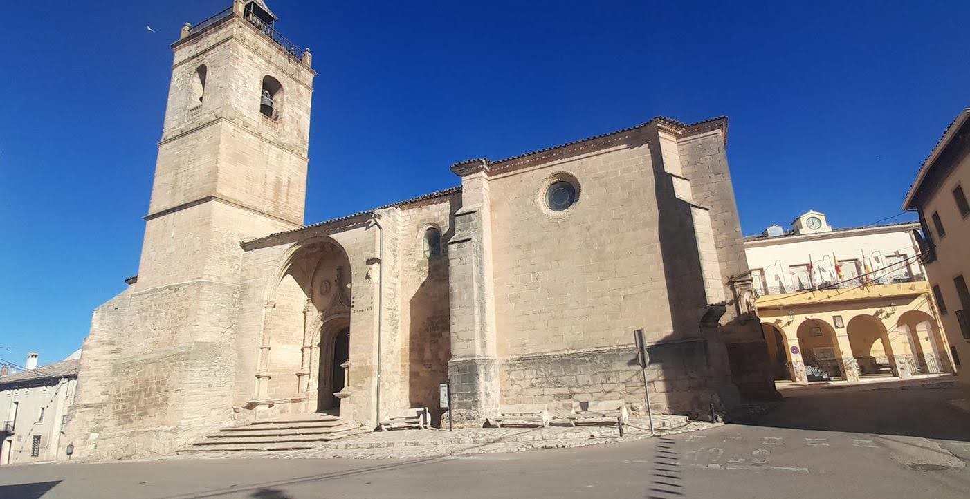 Iglesia parroquial de Carrascosa del Campo, en Campos del Paraíso (Cuenca).