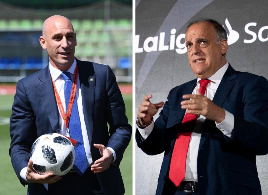 Luis Rubiales y Javier Tebas