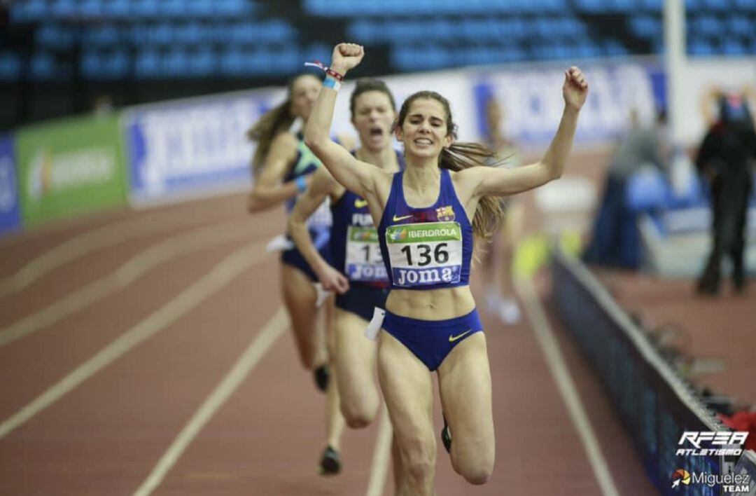 La palentina, Marta García Alonso, campeona de España