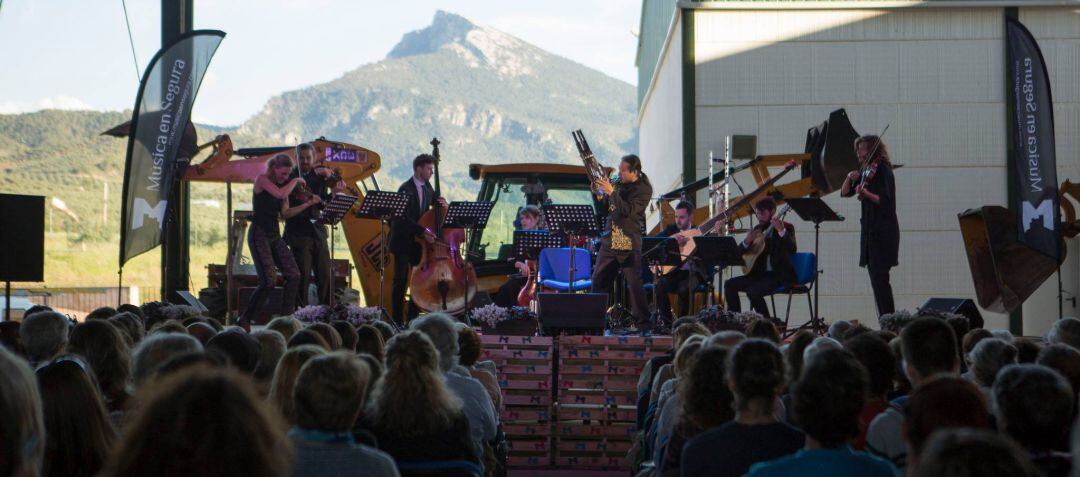 Un concierto de una edición anterior de Música en Segura.