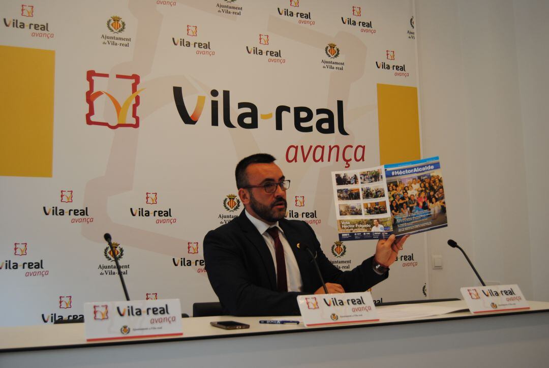 Benlloch, ayer en rueda de prensa