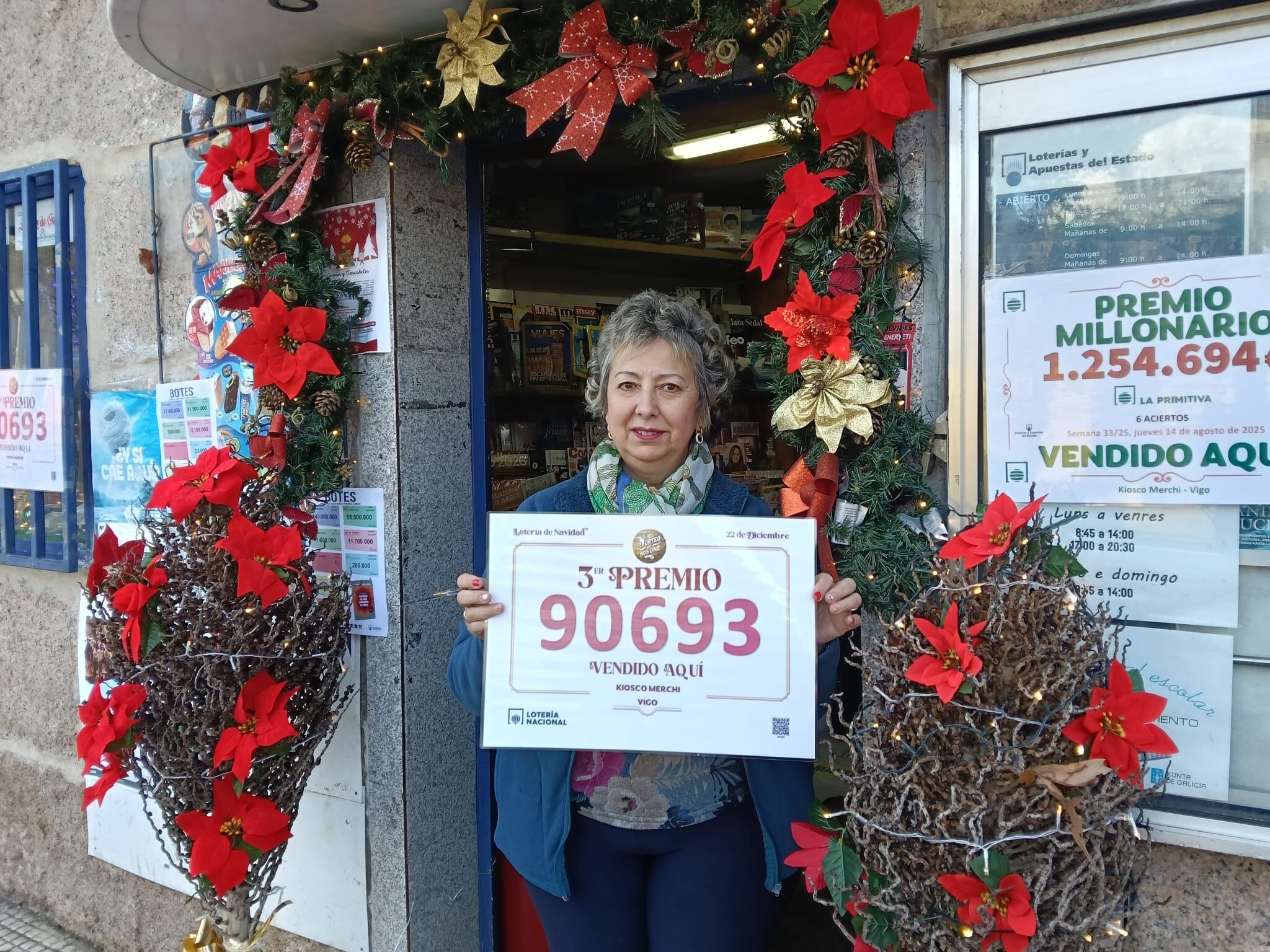 Merchi Barreiro, de Kiosco Merchi, en Bembrive