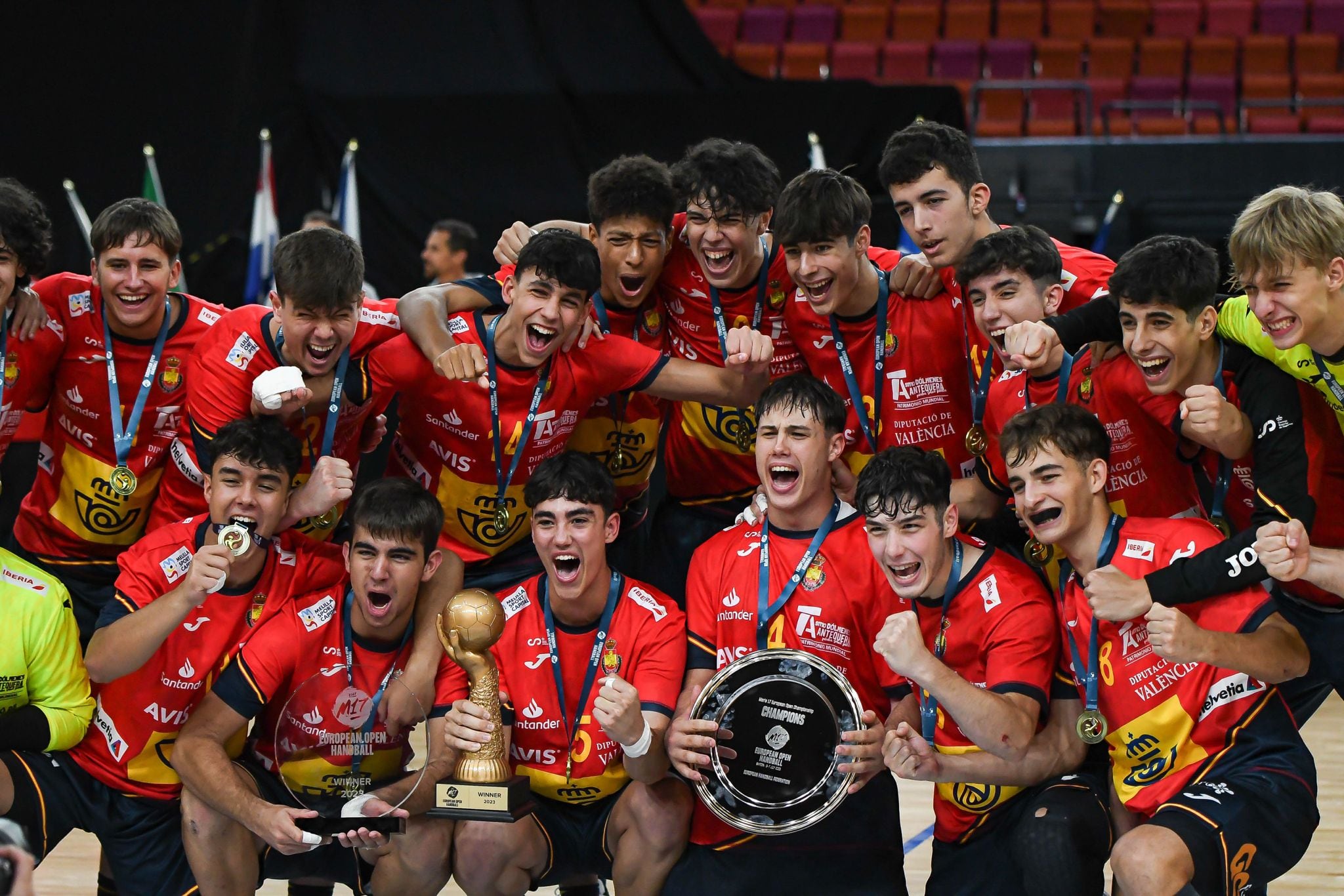 Selección sub-17 de balonmano, campeones de Europa