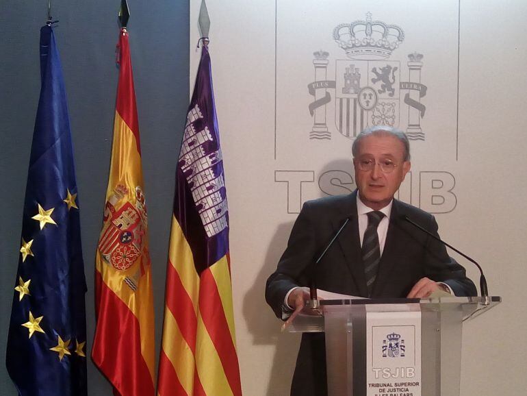 Antoni Terrassa, presidente del Tribunal Superior de Justicia de Baleares.