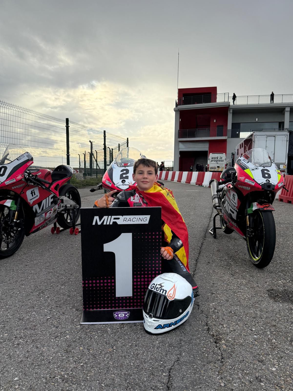 Arnedo, en el circuito de Navarra