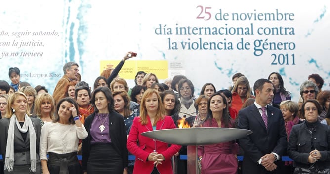 Acto institucional del Día Internacional contra la Violencia de Género, que se ha celebrado como cada año en el Instituto de la Mujer