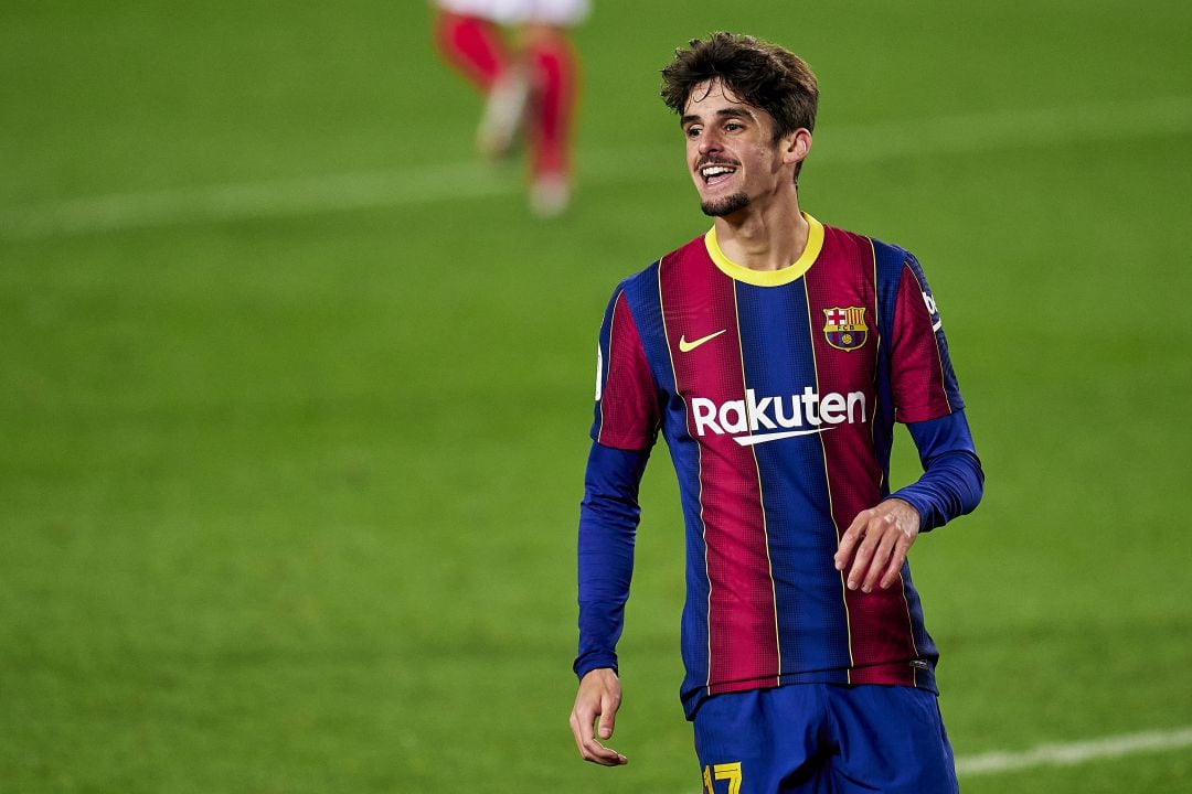 Francisco Trincao con la camiseta del FC Barcelona