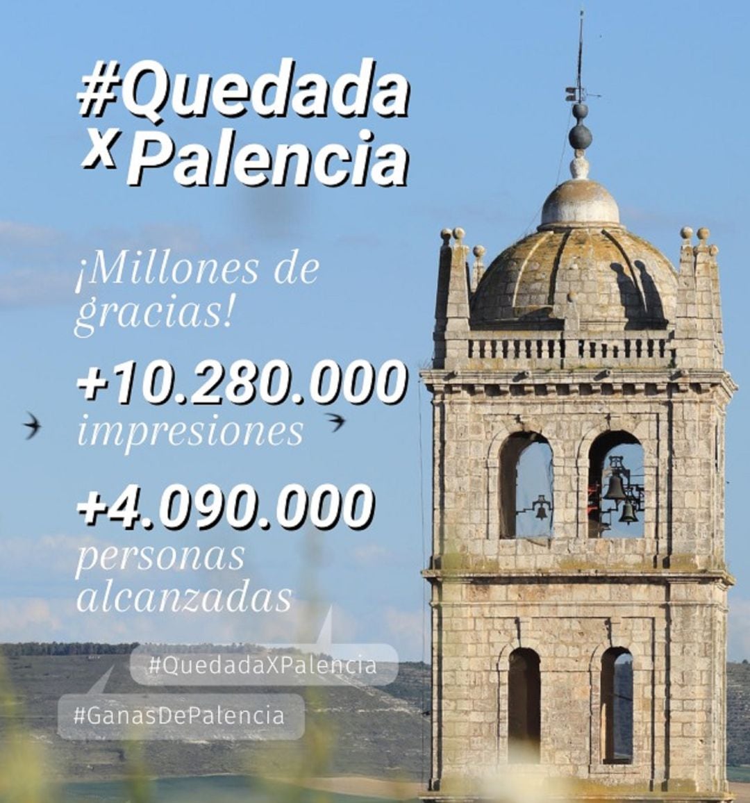 La Quedada X Palencia en el Cerrato supera los 4 millones de personas alcanzadas