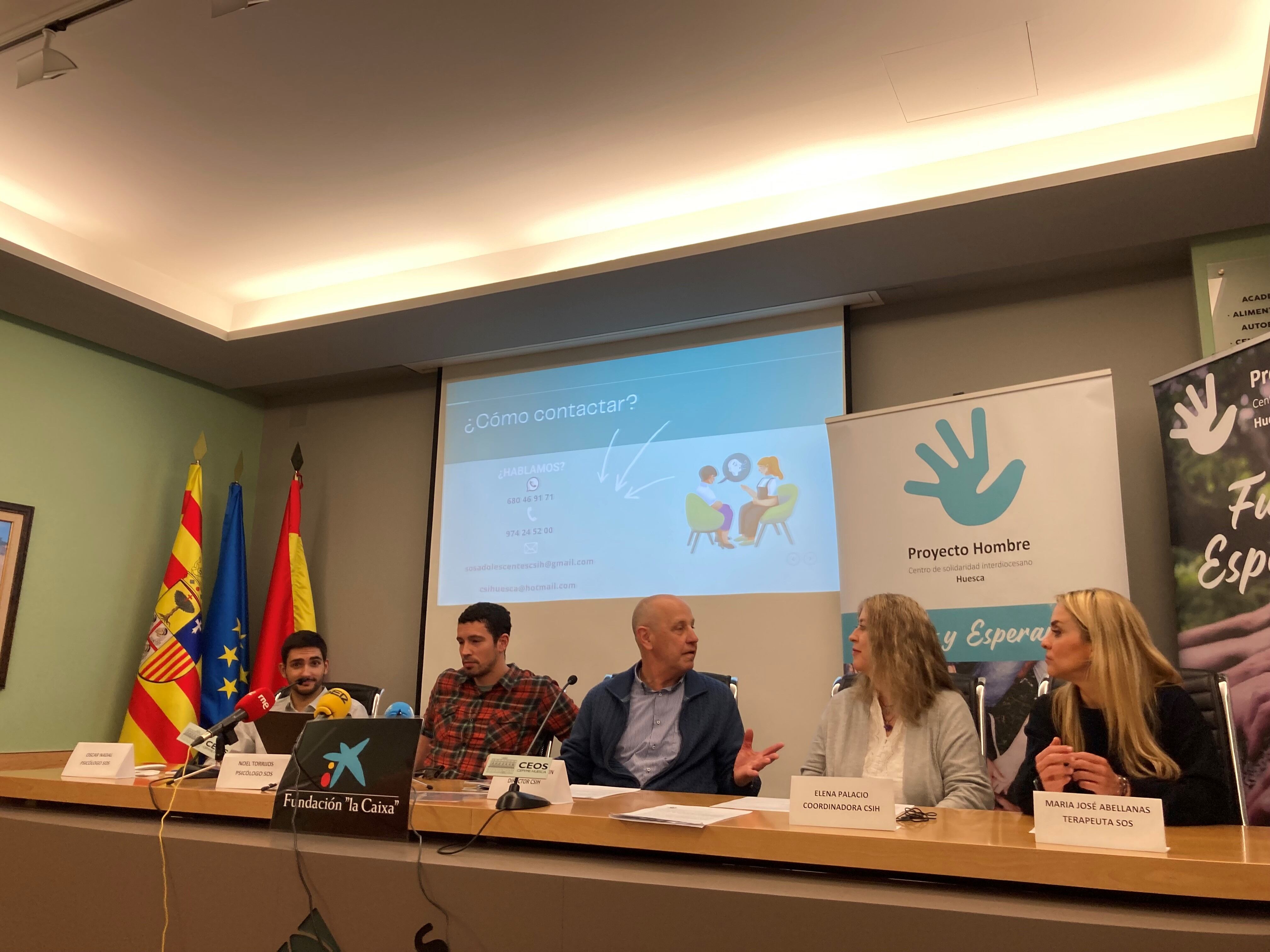 Presentación del programa &quot;SOS Adolescentes&quot; en Huesca