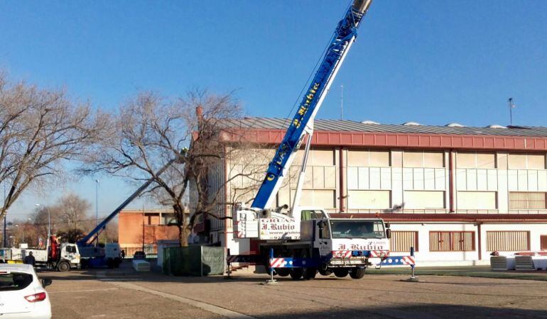 La sustitución de la cubierta del CEIP Pío Baroja es la obra más importante que se acomete durante este periodo