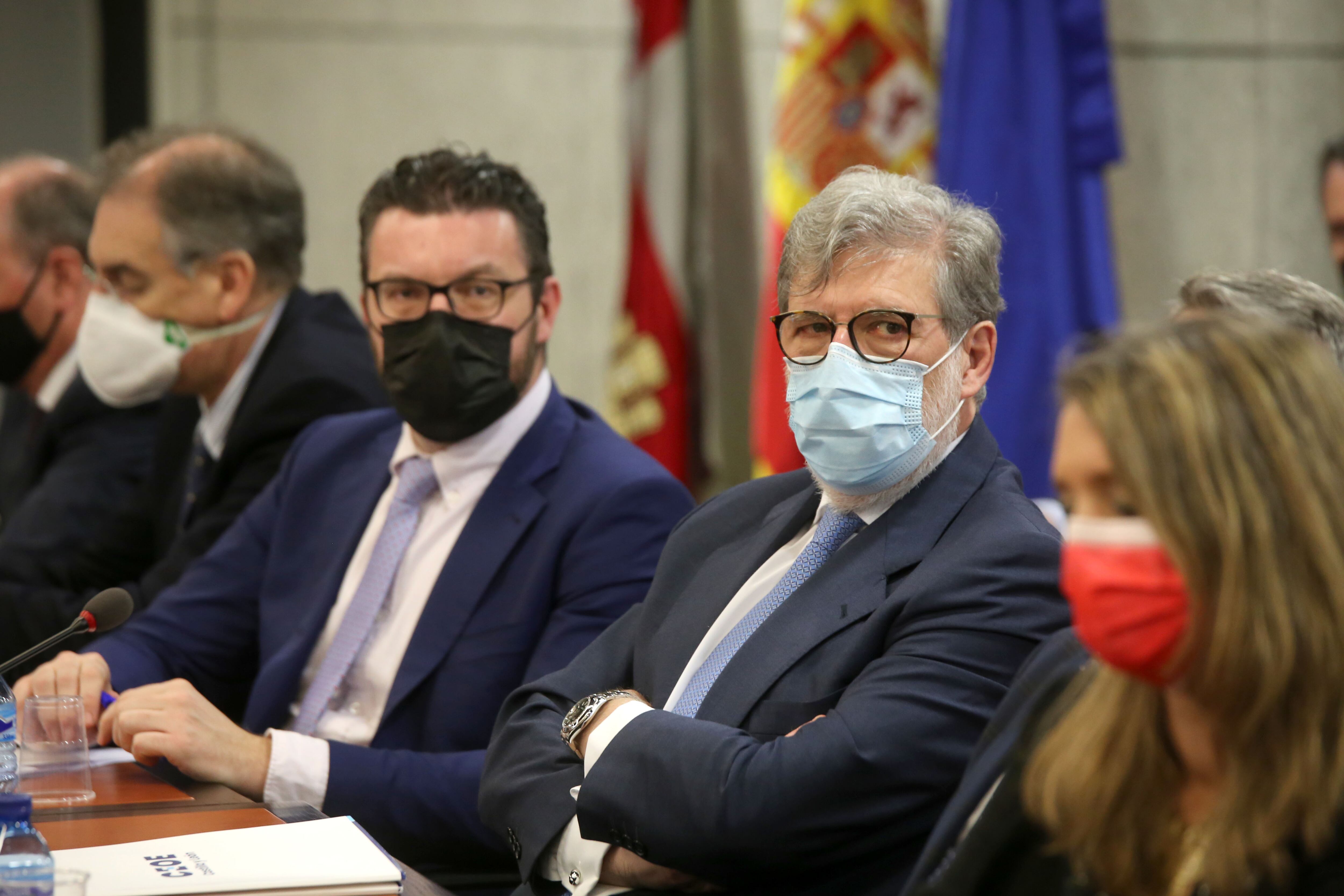 Imagen de archivo. Santiago Aparicio, presidente de CEOE Castilla y León, durante la Asamblea General Electoral | ICAL