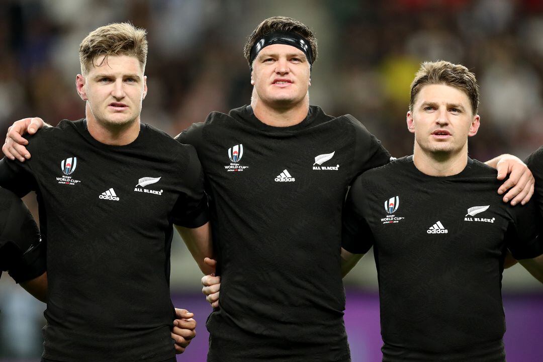 Los hermanos Barrett antes del encuentro ante Canadá.