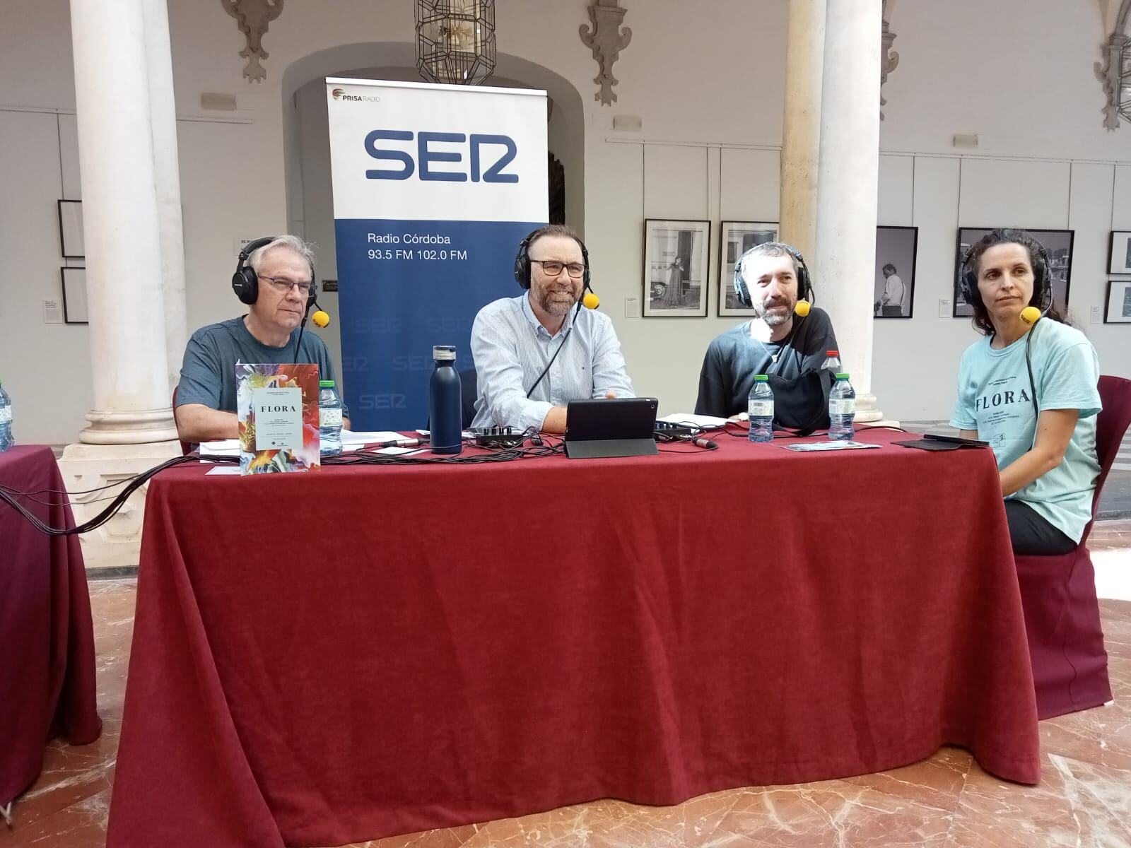 Ramón Medina, José Manuel León, Emilio Ruiz y Débora Rodríguez en el especial Hoy por Hoy Córdoba Flora 2025