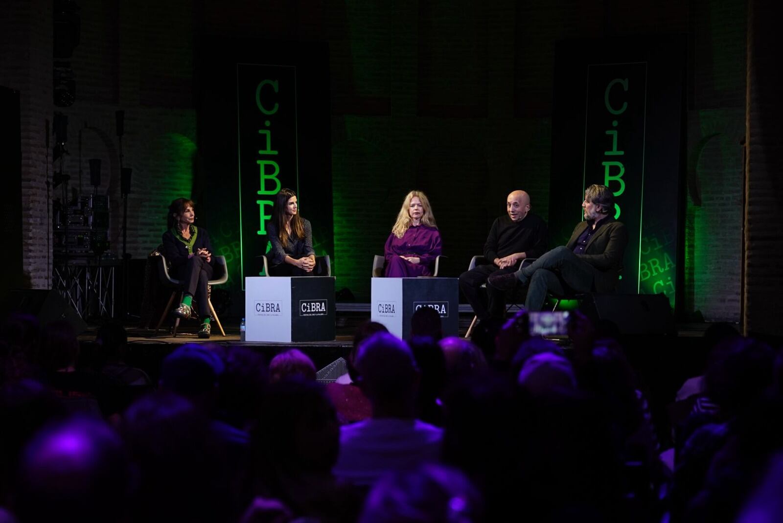 Victoria Abril, Clara Lago, Alberto Ammann y Christina Rosenvinge protagonizan el encuentro previo a la gala de clausura del CiBRA