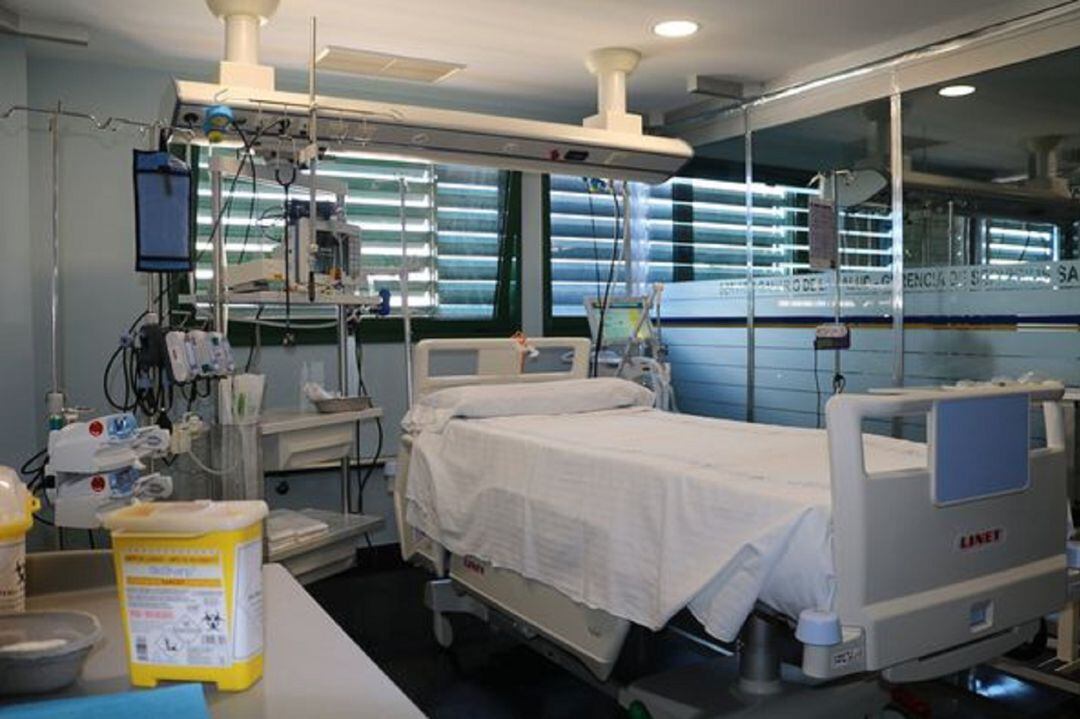 Cama hospitalaria en el doctor José Molina Orosa de Arrecife.