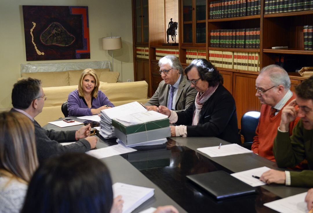 Imagen de una reunión reciente de la Comisión de Patrimonio 