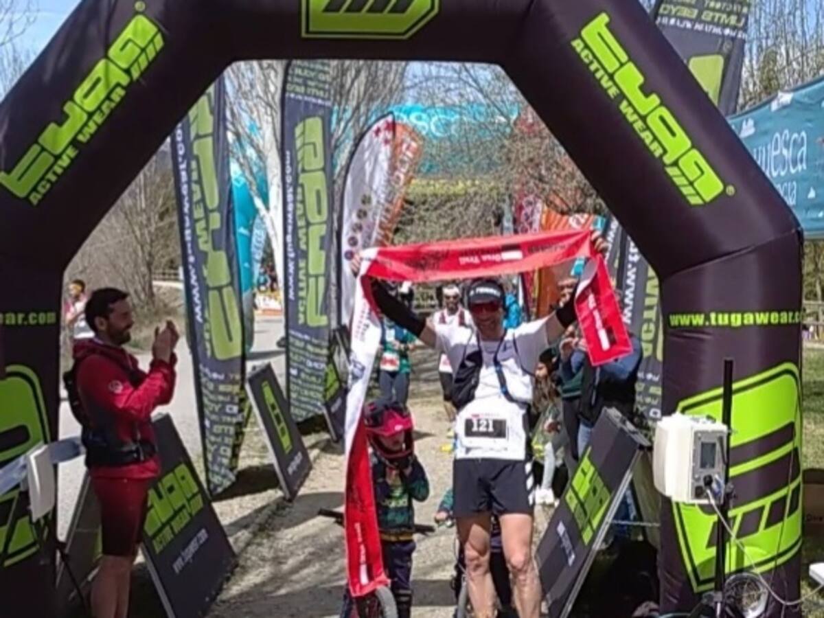 Luis Alberto Hernando y Myrvete Zekaj vencen en el Gran Trail Sobrarbe
