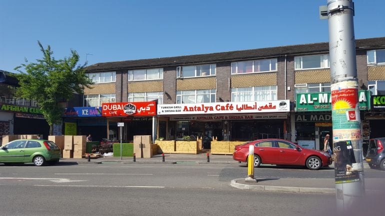 El barrio musulmán de la ciudad de Mánchester.