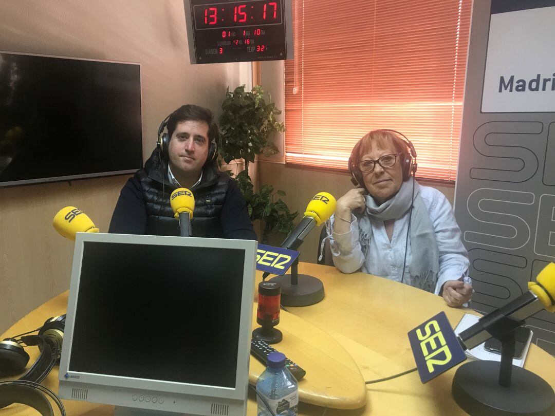 Los periodistas Gustavo Muñana y Elisa Blanco