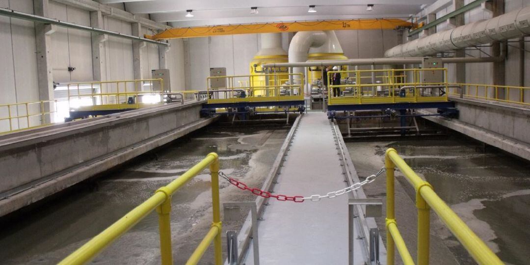 Estación de aguas residuales de Algeciras.