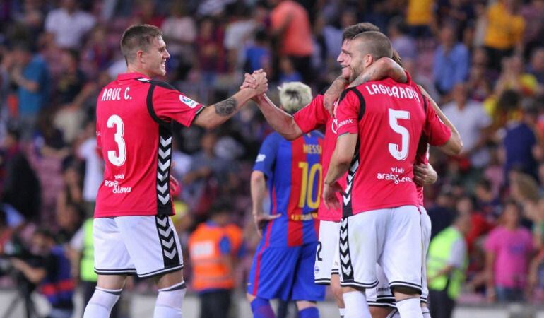 Victoria del Alavés en el Camp Nou.