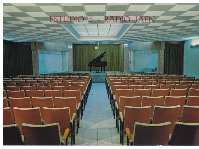 El desaparecido Estudio 5 de Radio Jaén Cadena SER.