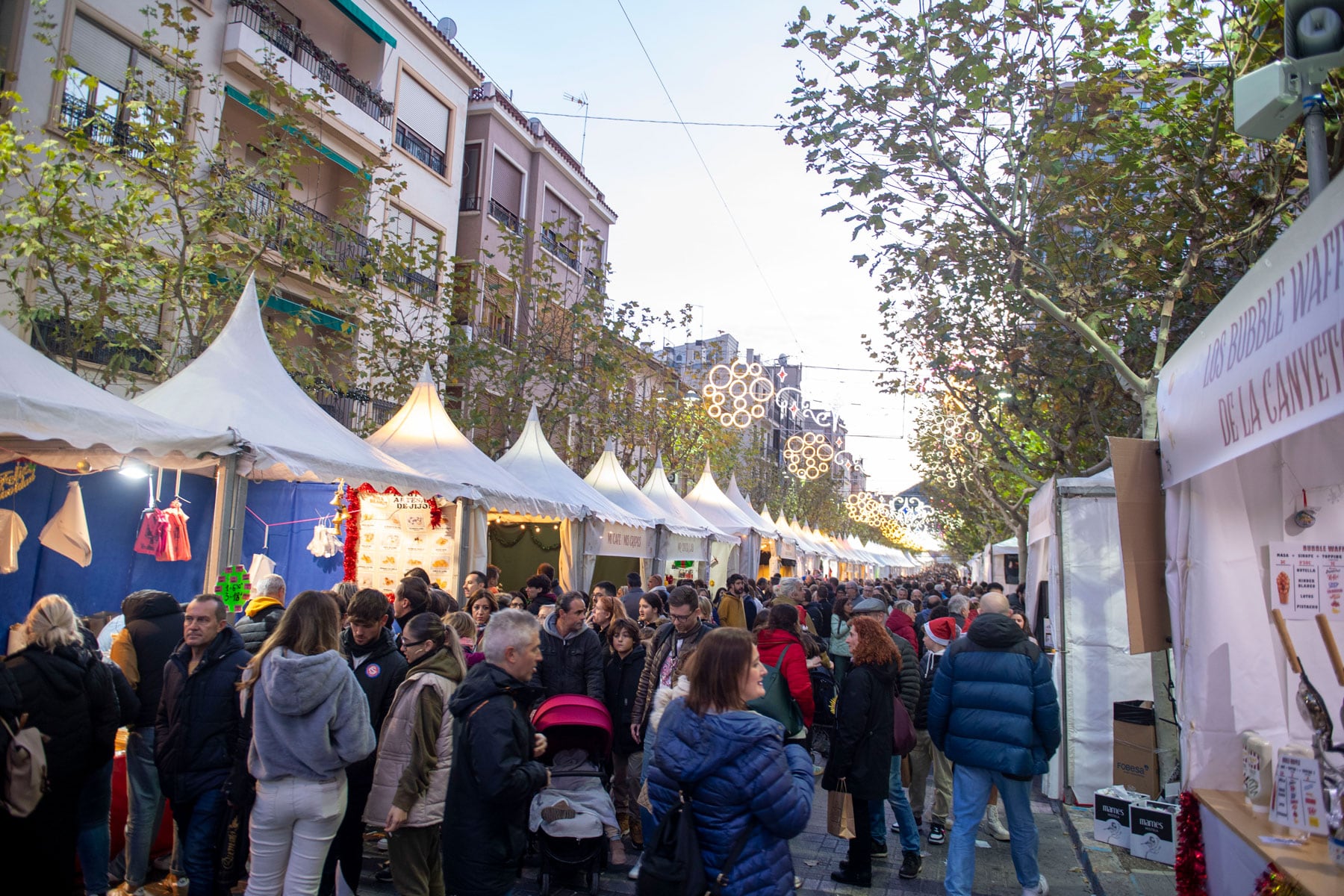 Imagen de la recién finalizada edición de la Fira de Nadal de Xixona