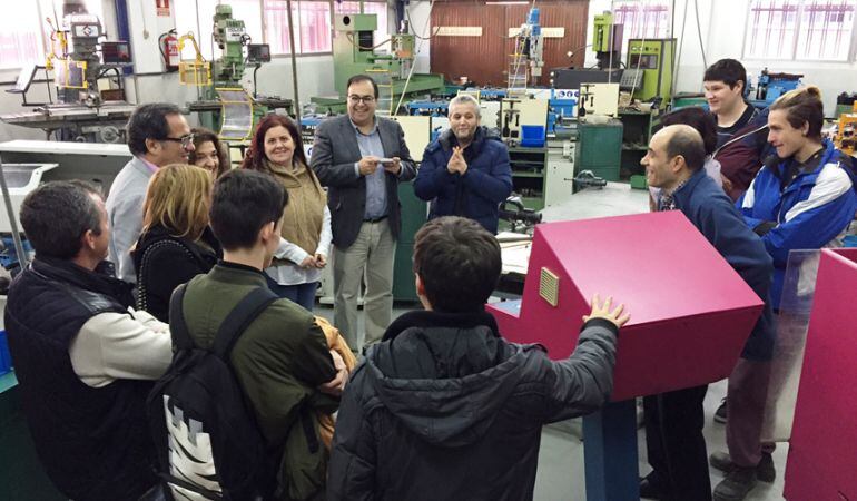 Visita del alcalde de Leganés al IES Luis Vives