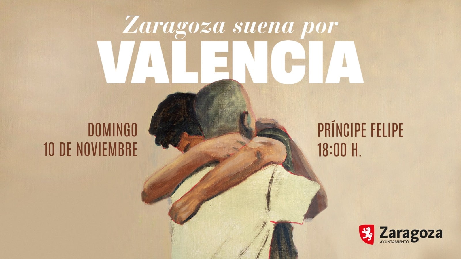 Cartel del festival solidario con Valencia.