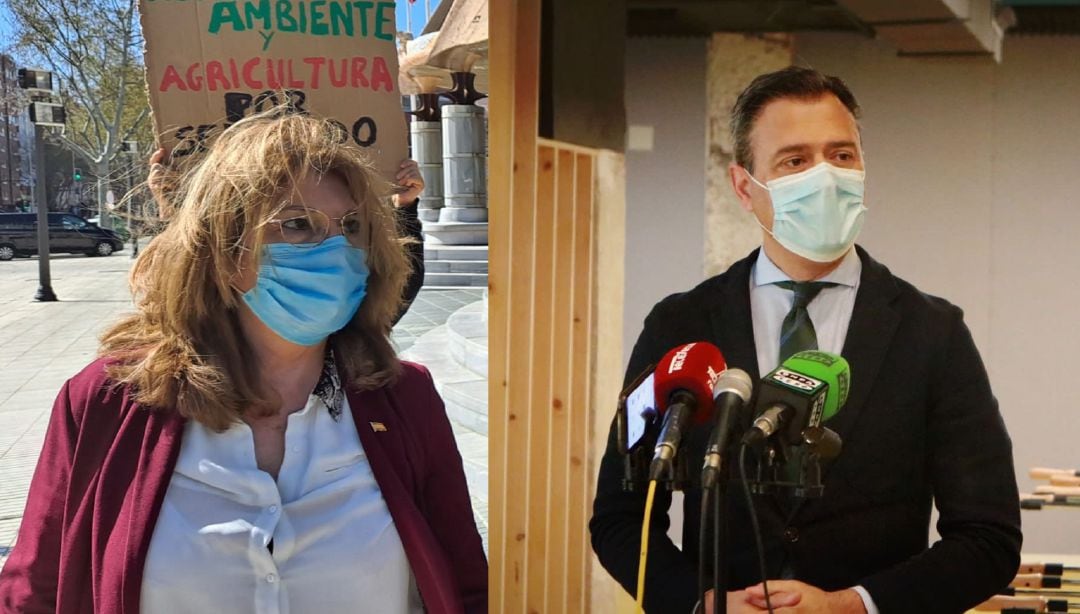 Mabel Campuzano y Marcos Ortuño