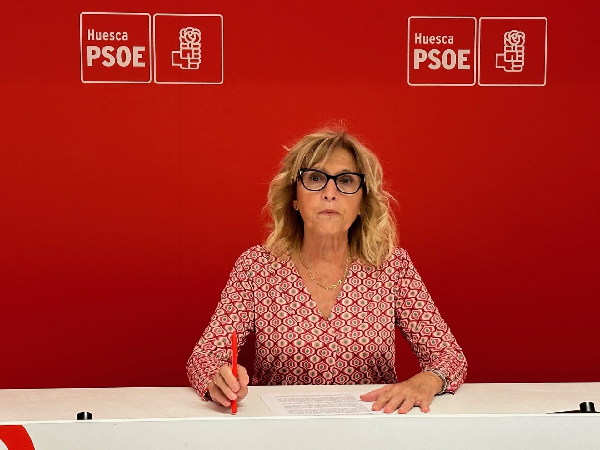 Silvia Salazar, portavoz PSOE Huesca