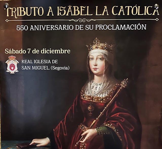 Cartel Tributo a Isabel la Católica