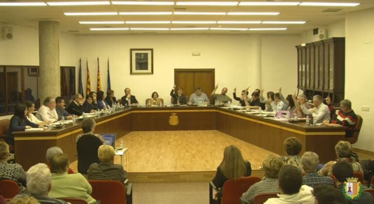 Imagen del pleno de Santa Pola