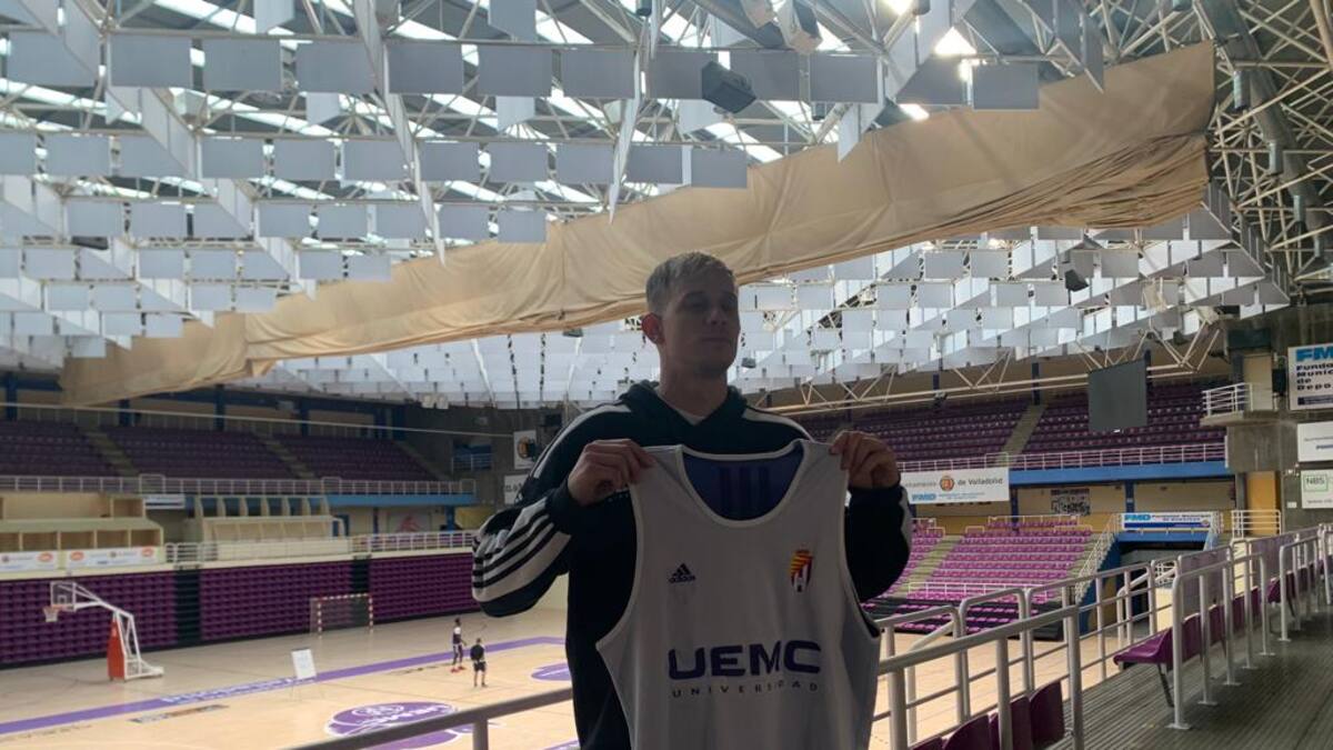 Kovacevic ya luce la camiseta del Real Valladolid de Baloncesto