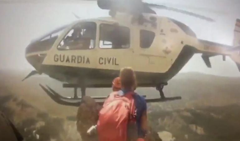 Rescate de una montañera en el pico Trevenque del espacio protegido de Sierra Nevada (Granada)